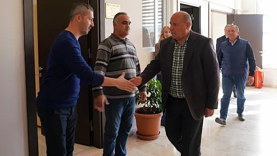 BAŞKAN OTGÖZ, PERSONELİN YENİ YILINI KUTLADI