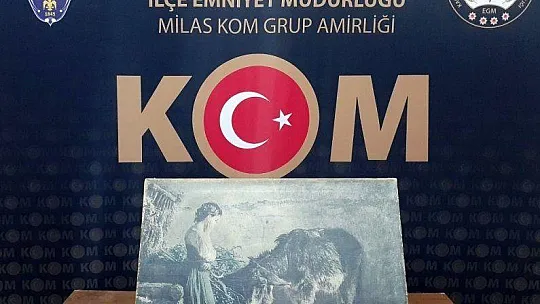 149 yıllık milyon değerinde tablo ele geçirildi