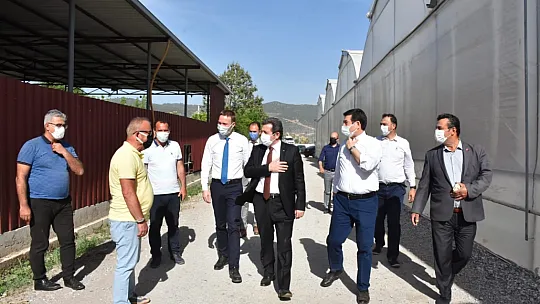 Vali Tavlı, Milas'ta tarım üreticilerini ziyaret etti