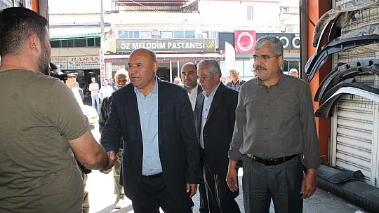 Otgöz sanayi esnafını ziyaret etti