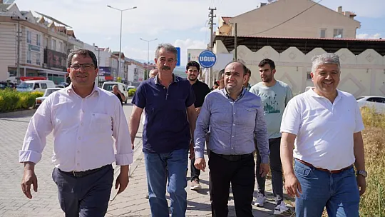 Cumhur İttifakı İlçe Başkanları Sahada Kol Kola Cumhurbaşkanına Destek İstedi