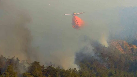 20 helikopter, 14 uçak ile müdahale başladı