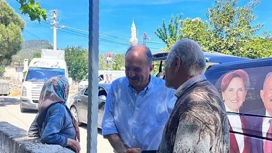 'Milletvekili Adayı Saatcı'yı Datça, bağrına bastı'
