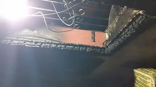 Prizden çıkan yangın paniğe neden oldu