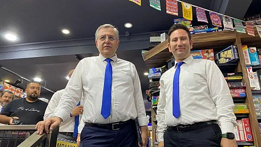 MAVİ GRUP BAŞKAN ADAYI ÇIRALI ÇARŞI ESNAFINI ZİYARET ETTİ