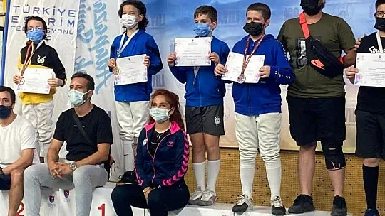 Fethiye Eskrim Spor Kulübü'nden Türkiye birinciliği
