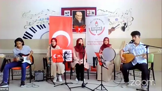 Muğla İl Milli Eğitim Müdürlüğü Çevrimiçi Şarkı Yarışması düzenledi