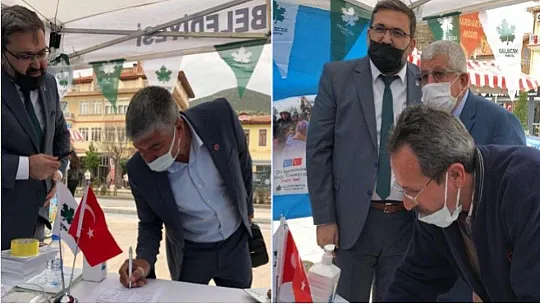 İmza kampanyasına yoğun katılım oluyor
