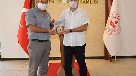 Feyzullah Arslan'dan Kaymakam Fırat'a ziyaret