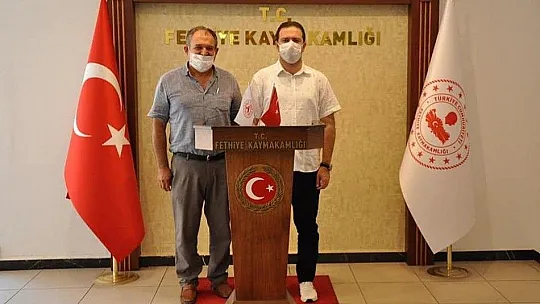Feyzullah Arslan'dan Kaymakam Fırat'a ziyaret