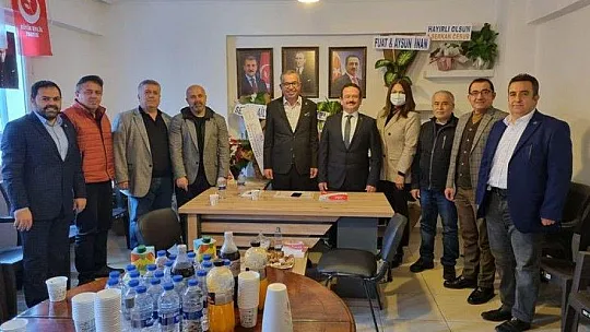 Büyük Birlik Partisi'nden Başkan Karaca ve SED Medya'ya  Ziyaret