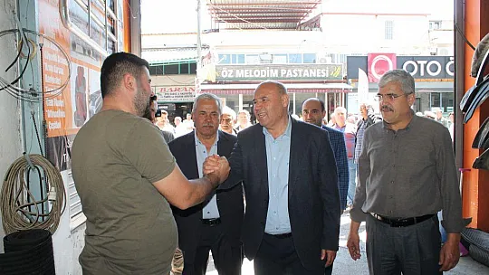 Otgöz sanayi esnafını ziyaret etti