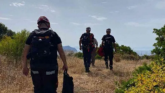 3 gün 10 metrelik çukurda mahsur kalan keçi kurtarıldı