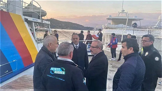 SEA STAR LİNDOS'U KAYMAKAM KARAMAN KARŞILADI