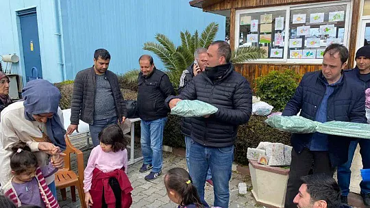FETHİYE, İSKENDERUN'DAKİ DEPREMZEDE ÇOCUKLARI DA UNUTMADI