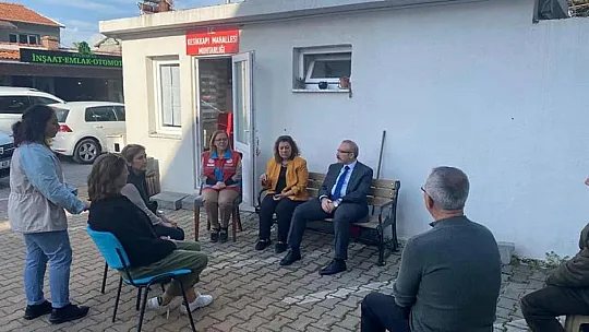KAYMAKAM KARAMAN'DAN HANE ZİYARETLERİ
