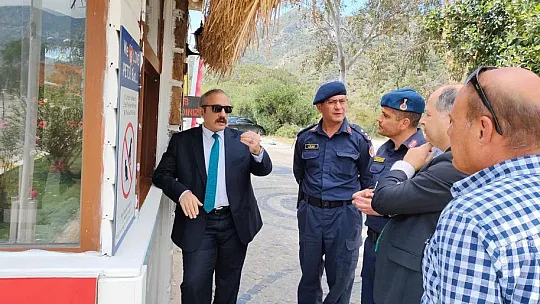 Kaymakam Karaman, Ölüdeniz'i inceledi