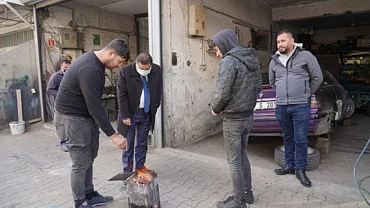 Başkan Tokat sanayi esnafını ziyaret etti