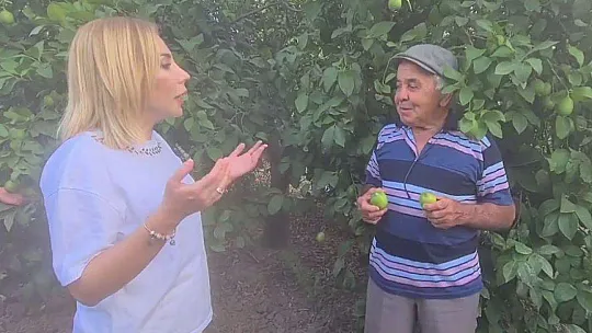 MİLLETVEKİLİ GÖKCAN, 75 YAŞINDAKİ LİMON ÜRETİCİSİ ZİYA AMCA'YI ZİYARET ETTİ