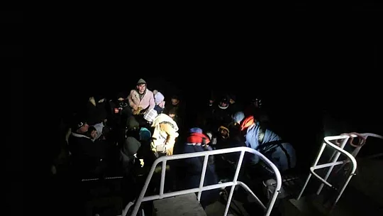 37 düzensiz göçmen kurtarıldı
