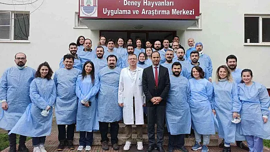 37 kursiyer 'Deney Hayvanları Araştırma' sertifikası aldı