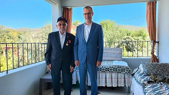 Kaymakam Ertaş'dan Gazilere Anlamlı Ziyaret