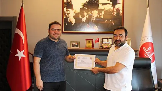 Deprem Bölgesinde Görev Alan Personele Başarı Belgesi Verildi
