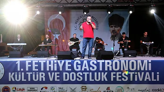 1. Gastronomi Kültür ve Dostluk Festivali Renkli Görüntülere Sahne Oldu