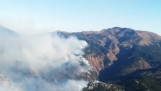 39 helikopter 6 uçakla müdahale devam ediyor