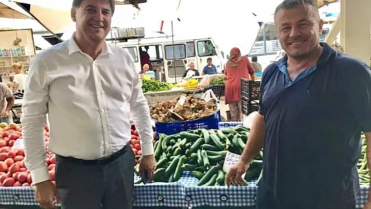 Başkan Karaca Cumartesi pazarında 