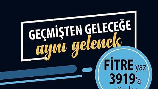 THK, 20 Bin Adet Fitre ve Zekat Zarfı Dağıttı