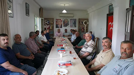 Başkan Akdenizli, MHP Seydikemer İlçe Teşkilatıyla Bayramlaştı