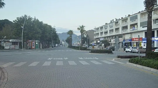 4 günlük kısıtlama Marmaris'te sakin geçti