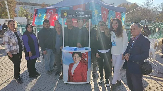 İYİ PARTİ ÇALIŞMALARA DEVAM EDİYOR