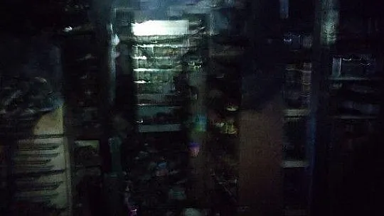 Bodrum'da market yangını