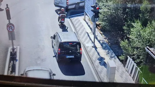 Fethiye'de Dronlu Trafik Denetimi 