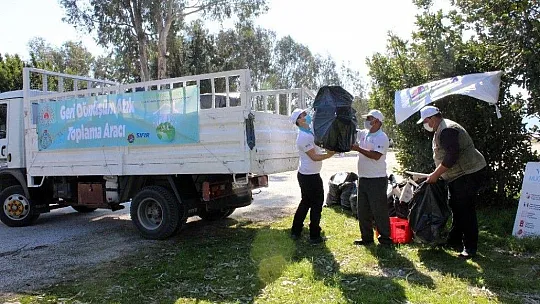 5 ton atık geri kazanılacak