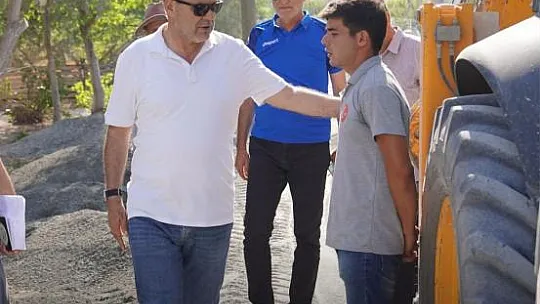 Başkan Uzundemir, Çalışmaları Yerinde İnceledi 