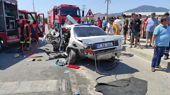 Çevre yolunda feci kaza 1 ölü 5 yaralı
