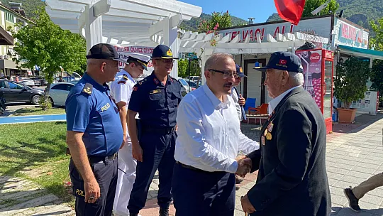 Kıbrıs Barış Harekâtı'nın 49'uncu Yılında Fethiye'de Tören Düzenlendi