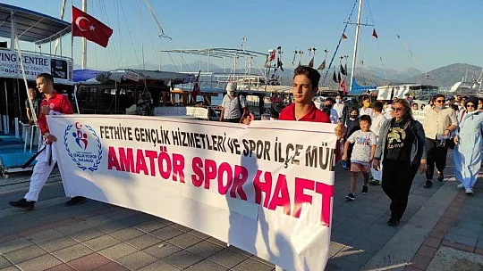 Amatör Spor Haftası Kortej Yürüyüşü ile başladı