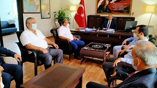 SEYDİKEMER KAYMAKAMI GÜNERİ'YE SORUNLARI ANLATTILAR