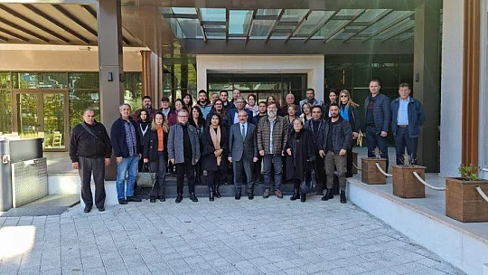 KAYMAKAM KARAMAN, BASIN MENSUPLARIYLA BULUŞTU