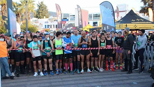600 sporcu Bodrum'da ter döktü