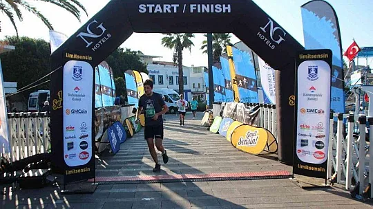600 sporcu Bodrum'da ter döktü