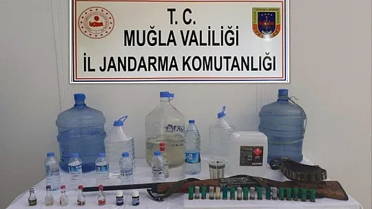 612 litre kaçak alkol ele geçirildi