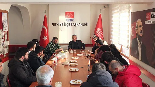 CHP'Lİ GENÇLERDEN BAŞKAN KOYUNCU'YA NEZAKET ZİYARETİ