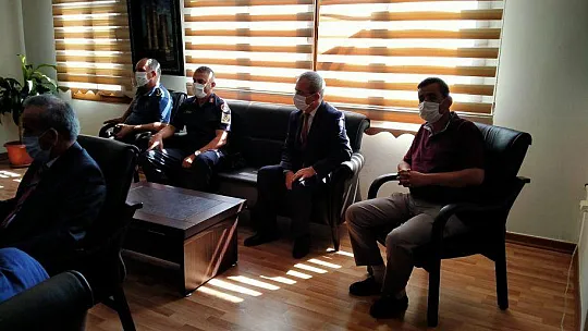 SEYDİKEMER KAYMAKAMI GÜNERİ'YE SORUNLARI ANLATTILAR