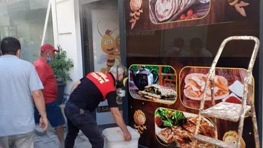 İş yerinde çıkan yangın korkuttu