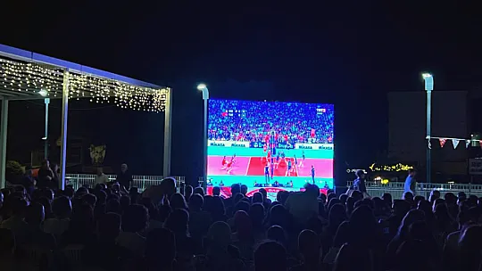 Final Heyecanı Menteşe Kent Meydanı'nda Yaşandı